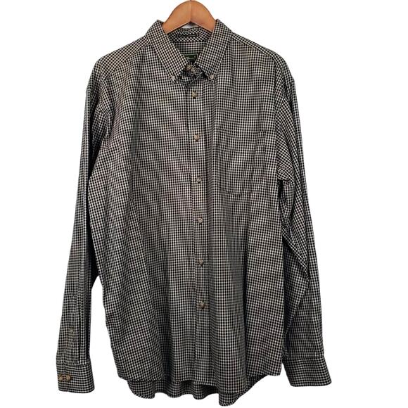 Eddie Bauer Heavy Check Button Up - L - Picture 1 of 5